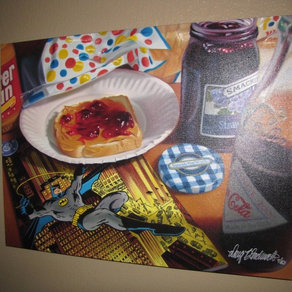 Bateman Super Hero Art Comics Signed Photorealism - Picture 3 of 6